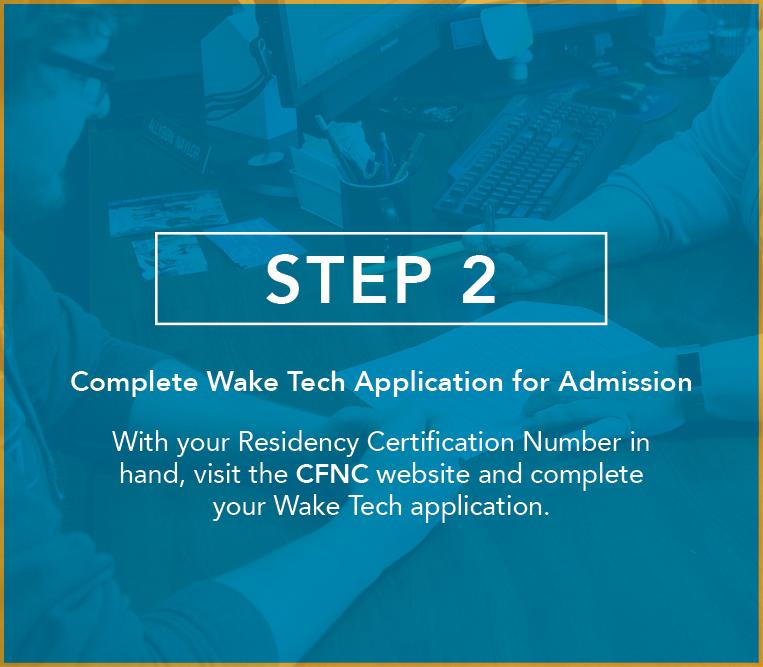 Steps to Apply Wake Technical Community College